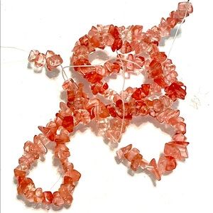 New Strand Of Watermelon Tourmaline Nuggets